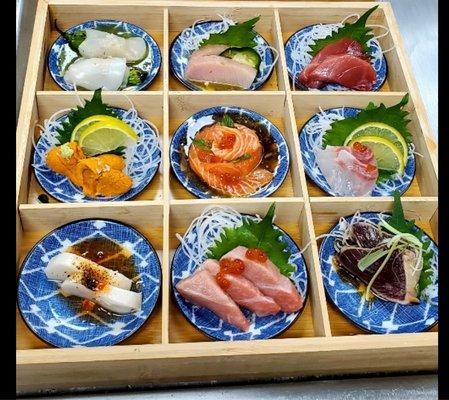 New sashimi box