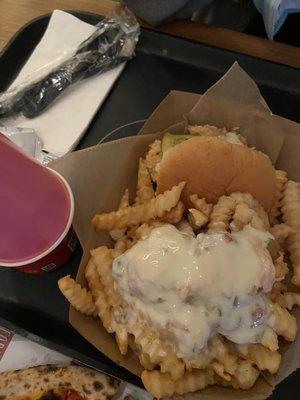 Classic Burger and Fries Combo