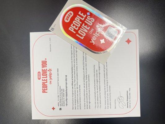 Just sending my "thank you" to all my loyal clients!