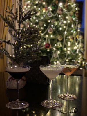 Espresso martini, Lemon drop, Xrated cosmo