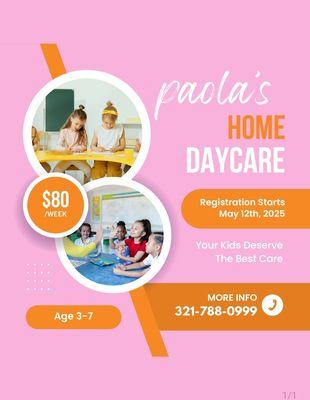 Paola's home daycare