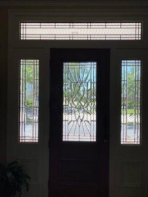 Front door refurbished by Attenhofer's.