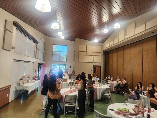 Room is very spacious and clean And this is only half of the hall