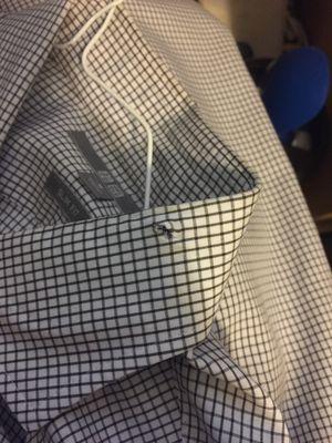 Shirt came back with a rip...