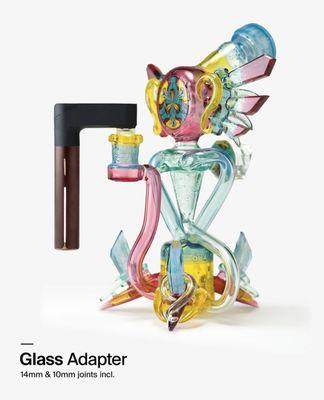 Pivot custom glass attachment