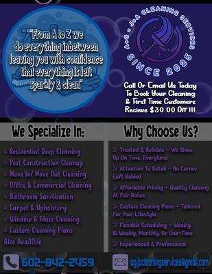 AG JA Cleaning Services