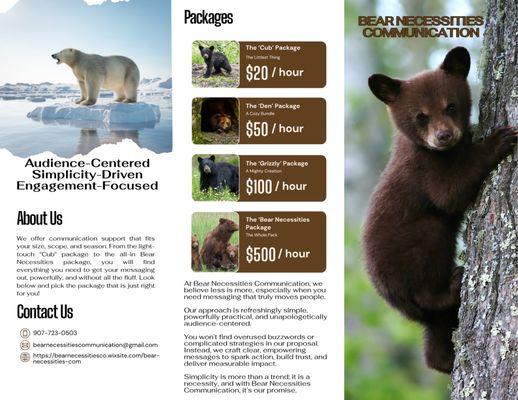 Bear Necessities Communication