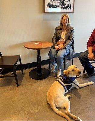 Al and his person out training.