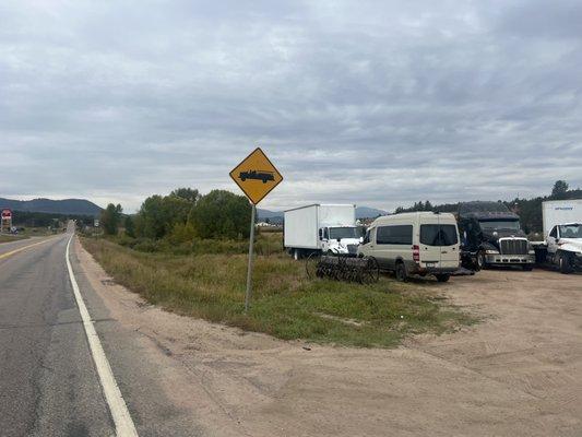 Fred's towing company wanna charge us $ 21000 for vehicle parked on the side of the road .