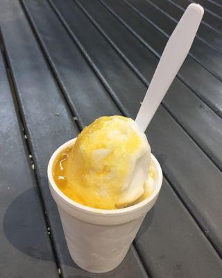Coconut and Mango Natural Flavored Shaved Ice - YUM!