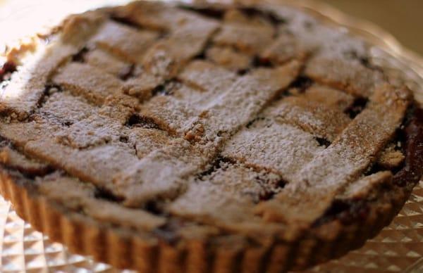 Linzertorte made w/ mariposa plum jam