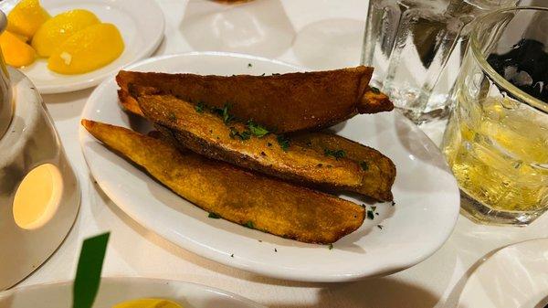 Steak Fries. They were pretty good. And big.