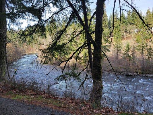 Sounds of the river are perfect backdrop