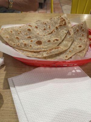 Homemade tortillas