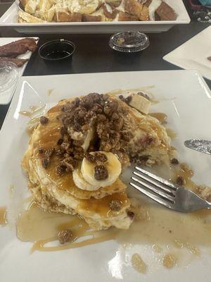 Banana Pecan Pancakes