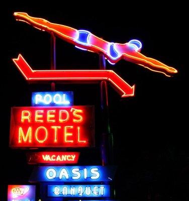 The historical sign that inspired the name!