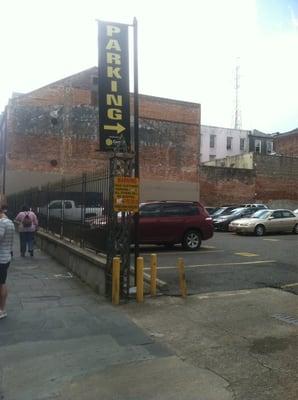Parking on St. Louis and Chartres St.