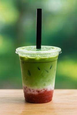 Strawberry matcha
