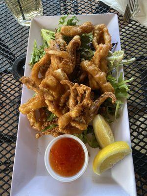 Calamari with sweet chilie sauce