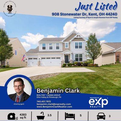 Just listed in Kent, OH