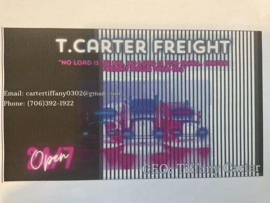 T Carter Freight