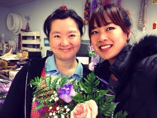 Beautiful flowers by Helen! Thank you!