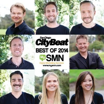 San Diego City Beat Best of 2014!!! P.S. We also won the Union Tribune's 2014 Best of San Diego Work Places... ;)