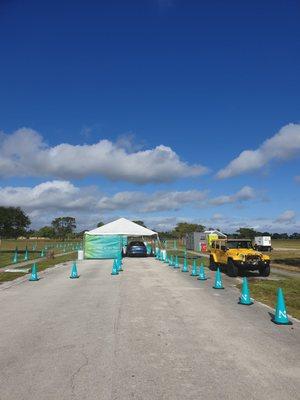 Covid testing site running from April 2020 to ????