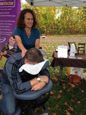At the Apple Harvest Festival, Glastonbury, CT