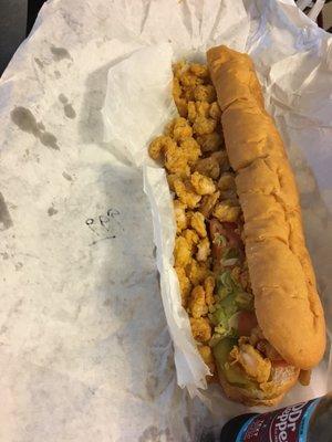 16inch shrimp po-boy.