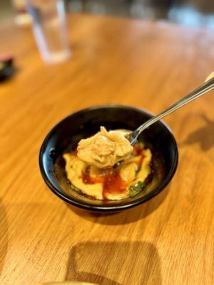 Pork Wontons with Hot & Sour Sauce