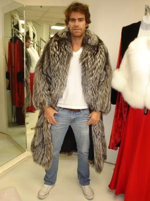 Made a stop over from Mexico City to Burning Man Festival / 2014 . To buy two fur coats for bitter chill at night , the envy by all .