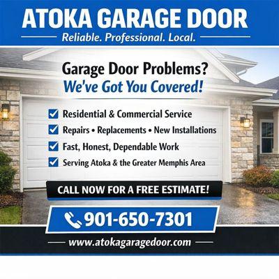 Atoka Garage Door