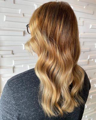 Beautiful sun kissed balayage