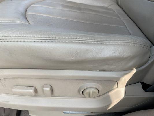 Color matched and rip repaired