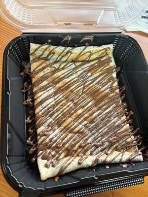 Chocolate crepe