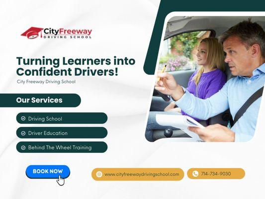 Driving lessons for teens and adults
