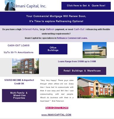 We are Cash-Out ReFinance Specialists!