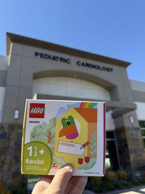 Free toy for being so cooperative and patient