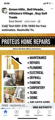 Proteus Home Repairs