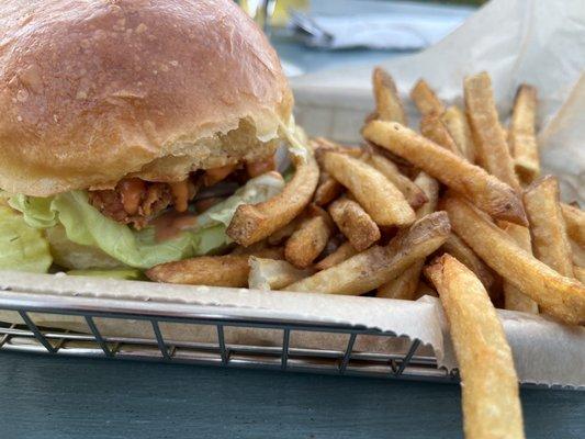 Chickenwich sandwich