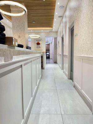 Hallway towards to exam rooms