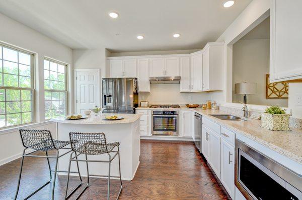 New Construction Kitchen Staging By Nancy Crell