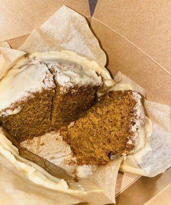 Pumpkin Maple muffin (my FAVE!) so moist and flavorful