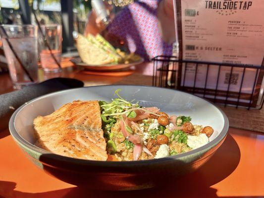 Mediterranean grain bowl