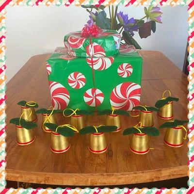 Alright! Ready for the Annual #Christmas #OrnamentExchange! Had to channel my inner Keala for this one. #DIY #ChristmasBells