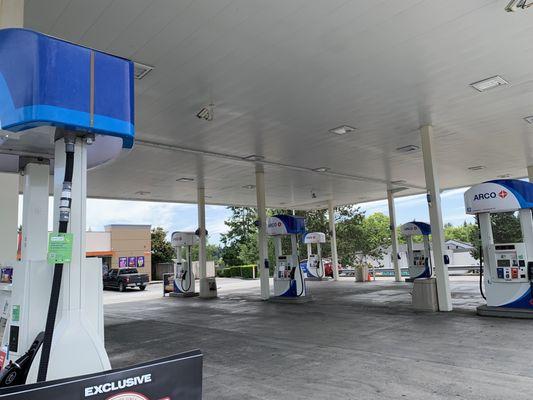 Pumping stalls area on Wednesday 2 July 2025.