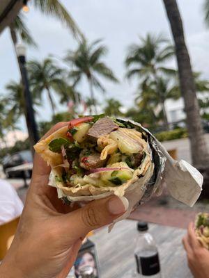 Lamb Shish Wrap
