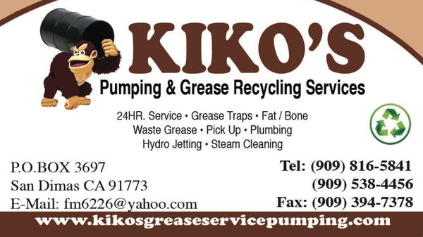 Kiko's Pumping & Grease Recycling Services