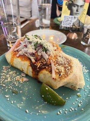 Chile Colorado Burrito